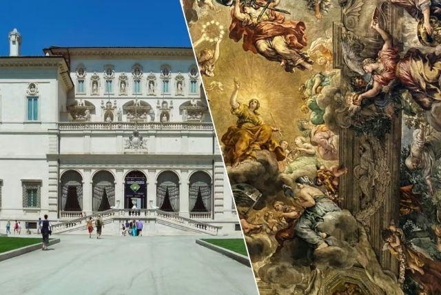 כרטיס משולב: מוזיאון וילה בורגזה + מוזיאון ארמון ברבריני credit to headout.com