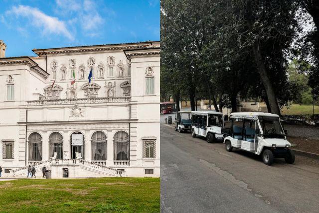 סיור ברכב גולף בגני בורגזה כולל כרטיסי כניסה לגן החיות ביופארקו credit to getyourguide.com