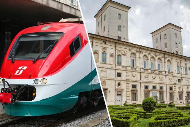 כרטיס משולב: רכבת לאונרדו אקספרס משדה התעופה + גלריית בורגזה credit to headout.com