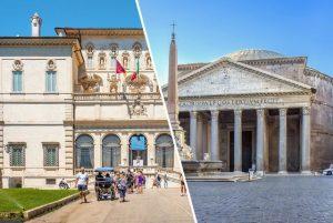 כרטיס משולב לוילה בורגזה + כניסה לפנתיאון ברומא credit to headout.com