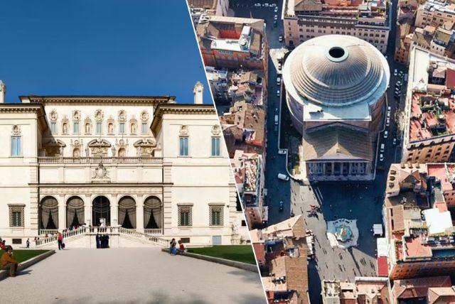 כרטיס משולב לוילה בורגזה + כניסה לפנתיאון ברומא credit to headout.com