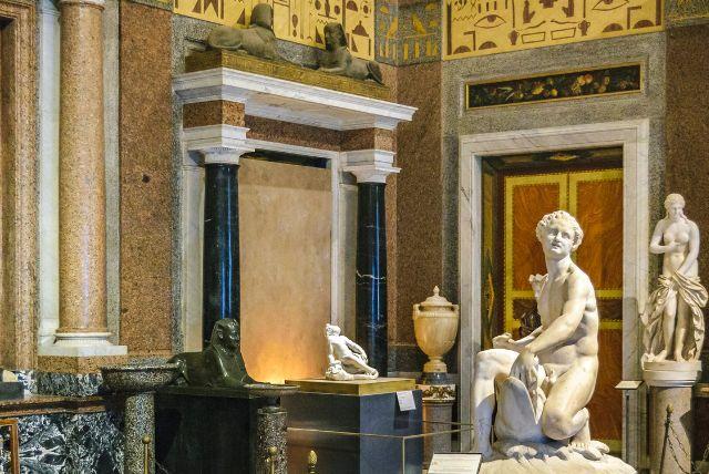 "Sala dei Mosaici dei Gladiatori" - חדר פסיפס הגלדיאטורים בוילה בורגזה