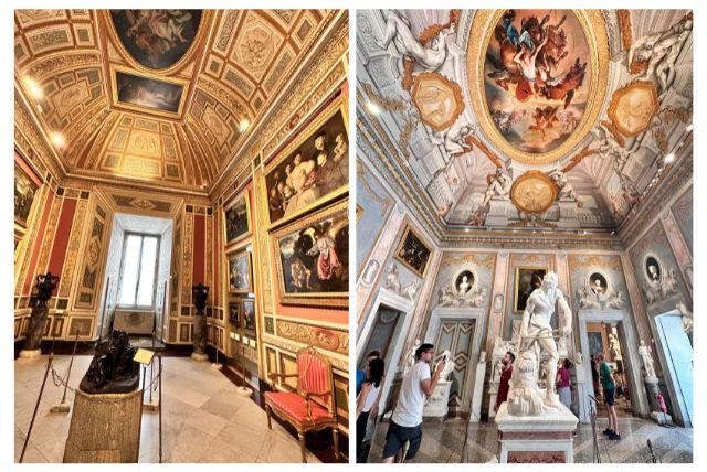 תקרות משפחת בורגזה - הסמלים המלכותיים שמופיעים בכל יצירה