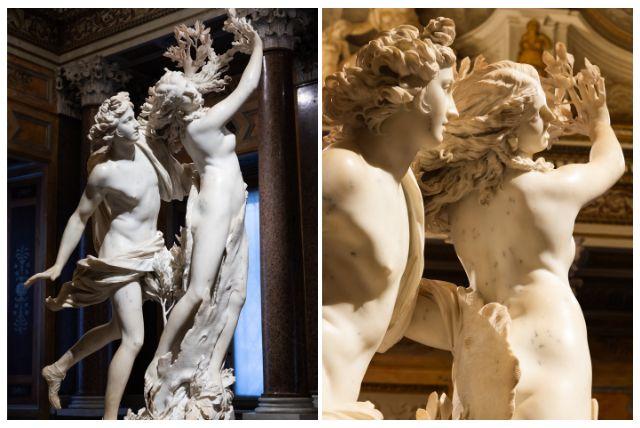 חדר אפולו ודפנה – החדר שמספר את הדרמה הגדולה ביותר של ברניני (קומת קרקע)