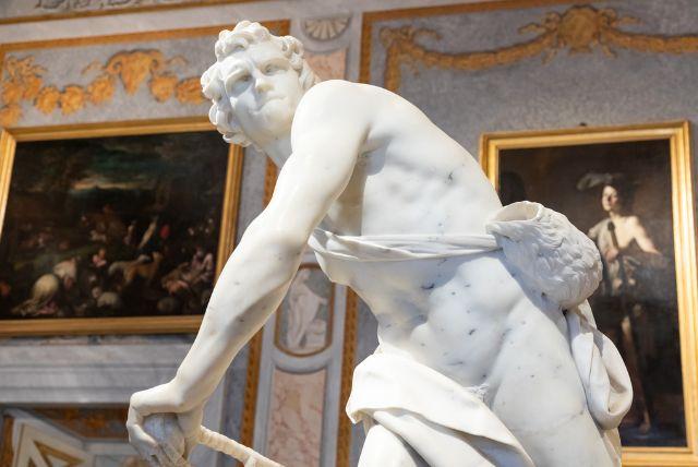 פסל דוד של ברניני בוילה בורגזה